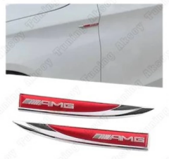 AMG Kırmızı Çamurluk Bıçağı Logo