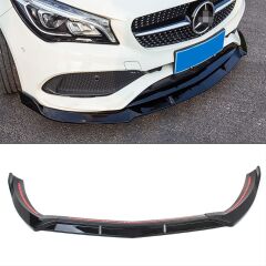 Mercedes W117 CLA (2013-2019) Uyumlu Yedek Parça Ön Lip Piano Black