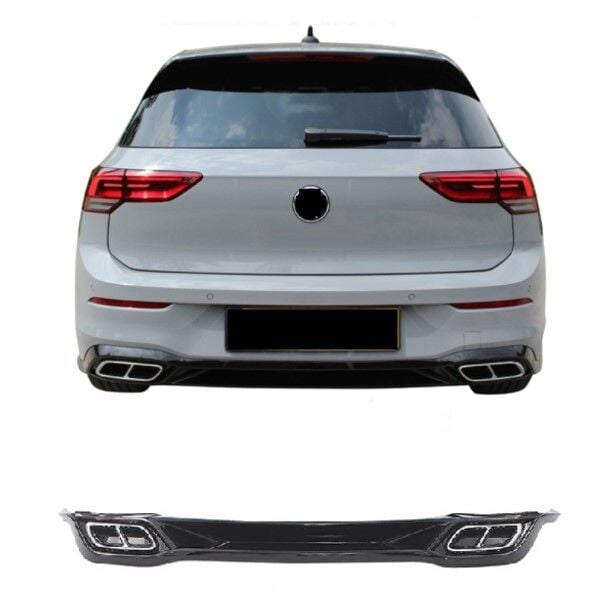 Volkswagen Golf 8 R-Line Uyumlu Yedek Parça Difüzör (Life -Style-Impressıon)