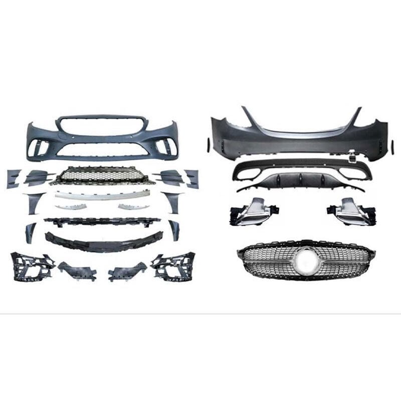 Mercedes W205 C Serisi Uyumlu Yedek Parça Makyajlı Amg Body Kıt (Oem Amg Dönüşüm)
