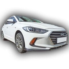 Hyundai Elantra 2016 - 18 Custom Ön Lip (3 Parça) Plastik Boyasız