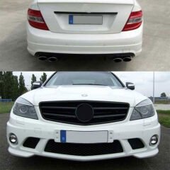 Mercedes W204 2007-2011 C63 Uyumlu Yedek Parça Body Kit (Makyajsız)