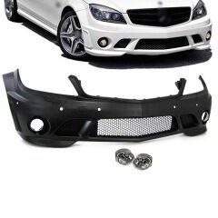 Mercedes W204 2007-2011 C63 Uyumlu Yedek Parça Ön Tampon (Makyajsız)