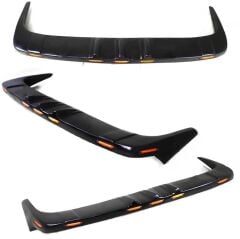 Ford Ranger Uyumlu Yedek Parça 2012+ Ledli Tavan MoonVisör Kep Piano Black