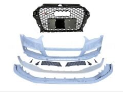 A3 2013-2016 Sedan İçin Uyumlu Rs3 Full Ön Tampon & Panjur Set