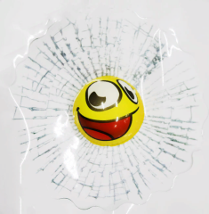 Emoji Toplu 3 Boyutlu Kırık Cam Sticker