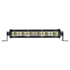18W 17cm Düz Tek Sıra Üniversal Delici Sis Lambası Led Bar