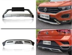 Volkswagen T-Roc 2018+ Uyumlu Yedek Parça Ön ve Arka Difüzör
