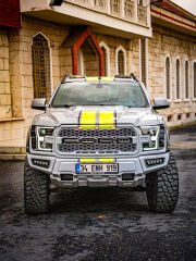 Ford Ranger Uyumlu Yedek Parça Off Road Moonvisor T6-T7 Uyumlu Mat Siyah