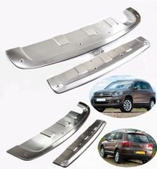 Volkswagen Tiguan 2008-2015 Uyumlu Yedek Parça Ön ve Arka Difüzör / Metal