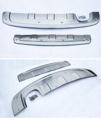 Volkswagen Tiguan 2008-2015 Uyumlu Yedek Parça Ön ve Arka Difüzör / Metal