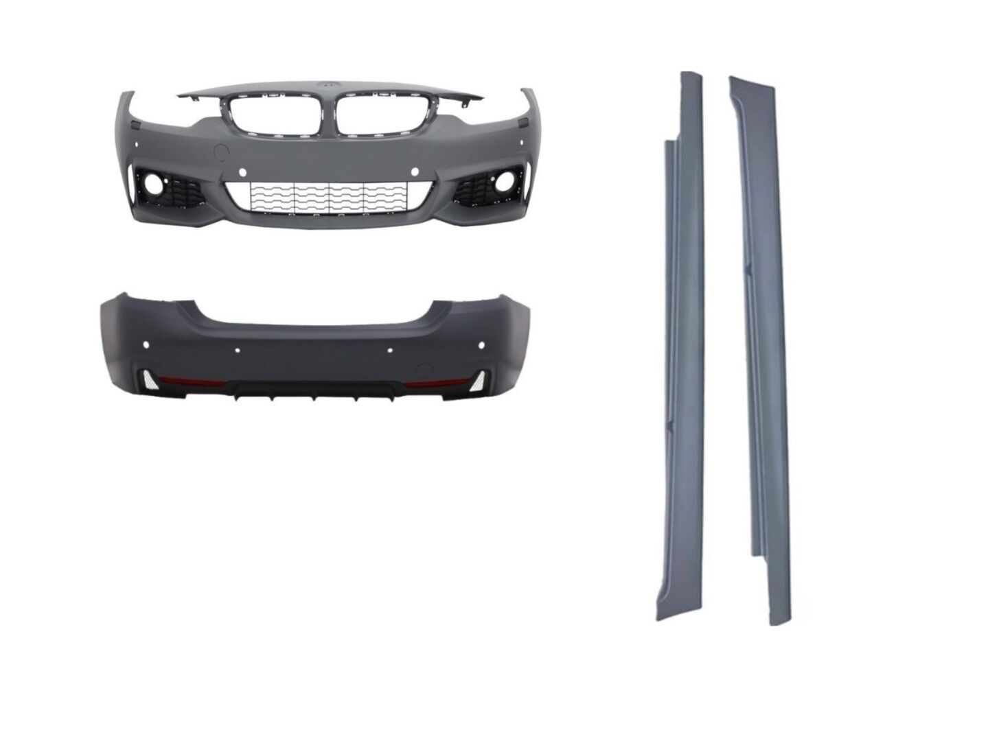 4 Serisi F36 2015-2019 İçin Uyumlu MT Body Kit (Ön -Arka-Yan Ekler )