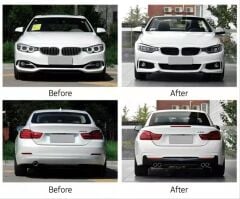 4 Serisi F36 2015-2019 İçin Uyumlu MT Body Kit (Ön -Arka-Yan Ekler )