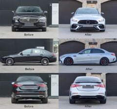 Mercedes W206 C Serisi İçin C63 Görünüm Body Kit
