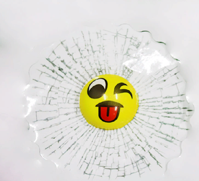 Emoji Toplu 3 Boyutlu Kırık Cam Sticker