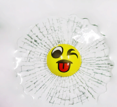 Emoji Toplu 3 Boyutlu Kırık Cam Sticker