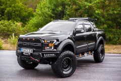 Ford Ranger Uyumlu Yedek Parça Off Road Moonvisor T6-T7 Uyumlu Mat Siyah