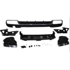 Mercedes W212 E63 Uyumlu Yedek Parça Amg Makyajlı Kasa Difüzör Egzoz Seti