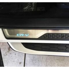Honda CR-V Uyumlu Yedek Parça Kapı Eşiği Nikelaj Mavi 2018-2019
