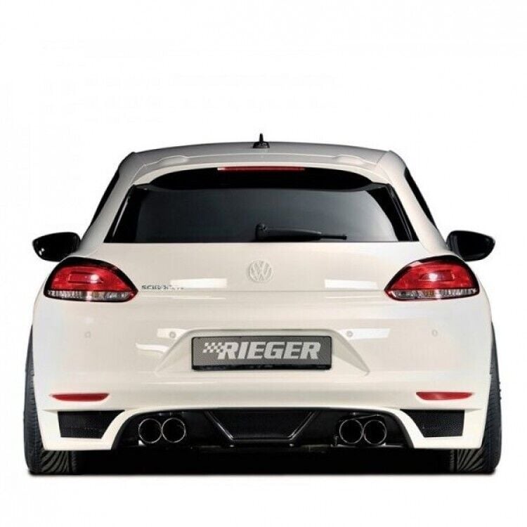 Volkswagen Scirocco 2009 - 2014 Uyumlu Yedek Parça Rieger Difüzör Plastik Boyasız