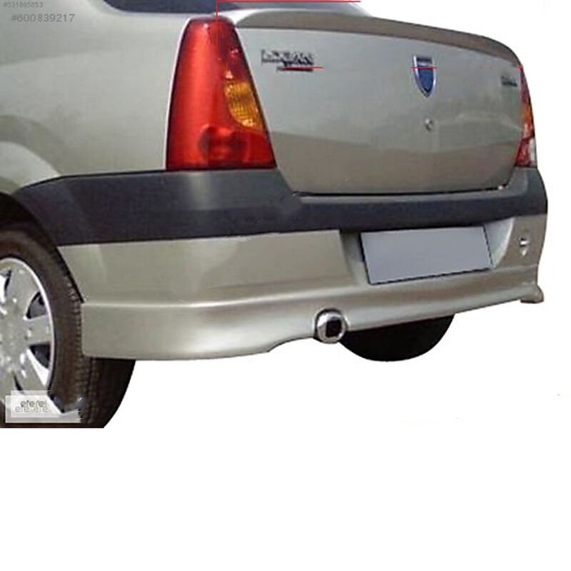Dacia Logan Uyumlu Yedek Parça Anatomik Spoiler Boyasız