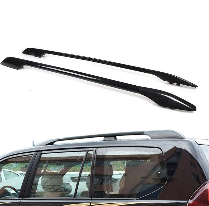 Toyota Land Cruiser 120 2003-2009 Uyumlu Yedek Parça OEM Tavan Çıtası / Siyah