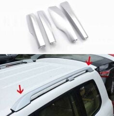 Toyota Land Cruiser 200 2008-2016 Uyumlu Yedek Parça OEM Tavan Çıtası / Gümüş