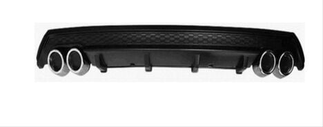 Volkswagen Polo Uyumlu Yedek Parça 2014-2018 MK5 Difüzör Mat Siyah