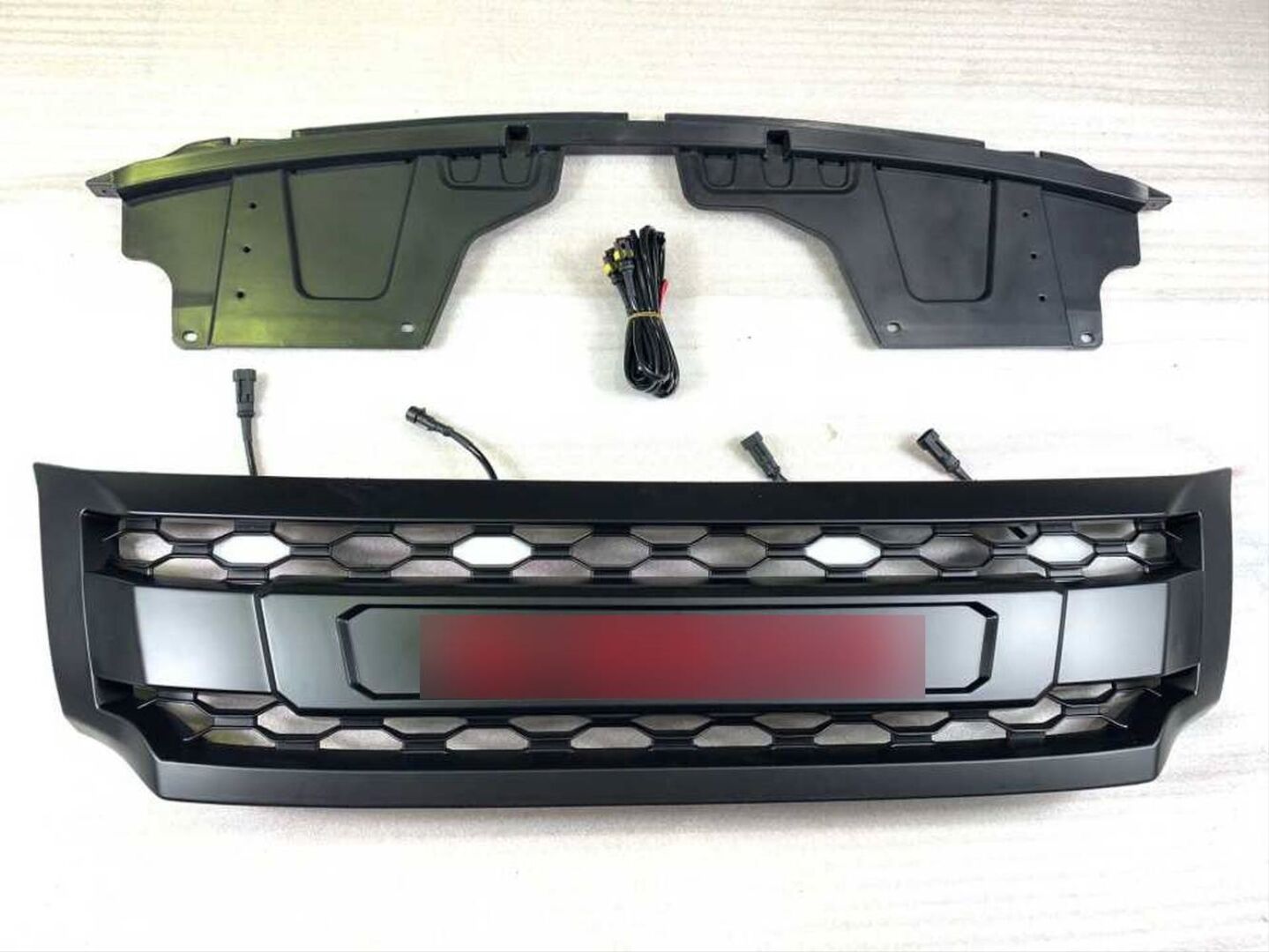 Nissan Navara NP300 2015-2020 Ledli Panjur Siyah Dizayn B