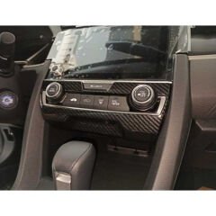 Honda Civic Fc5 Uyumlu Yedek Parça Klima Panel Kaplama Karbon 2016-2020