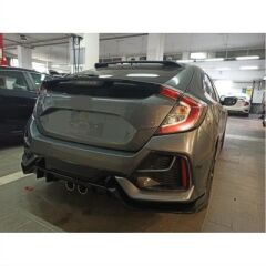 Honda Civic Fk7 Uyumlu Yedek Parça 2016-2020 Hb Typer Arka Tampon Ek