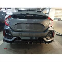 Honda Civic Fk7 Uyumlu Yedek Parça 2016-2020 Hb Typer Arka Tampon Ek
