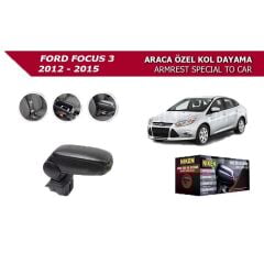 Niken Ford Focus 3 Uyumlu Yedek Parça  2012-2015 Araca Özel Kol Dayama Usbsİz