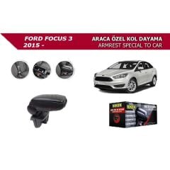 Niken Ford Focus 3 Uyumlu Yedek Parça 2015 Araca Özel Kol Dayama Siyah