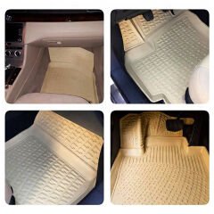 Bmw 4 Serisi F33 2013-2020 Uyumlu Yedek Parça Rizline 3D Paspas Bej Rengi