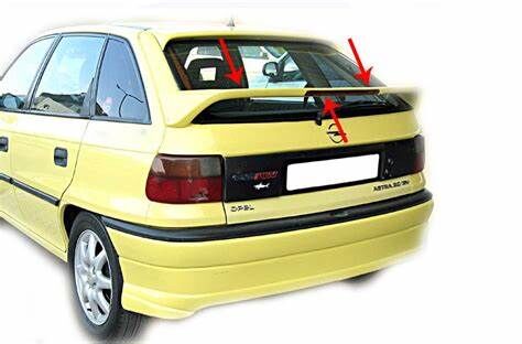 Opel Astra F Hb Uyumlu Yedek Parça Cam Ortası Işıklı Spoiler