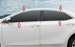Toyota Corolla Uyumlu Yedek Parça 2013-2018 Uyumlu Yedek Parça Cam Çıtası Krom