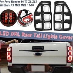 Ford Ranger Uyumlu Yedek Parça   2015 ve Sonrası Ledli Arka Stop Çerçevesi