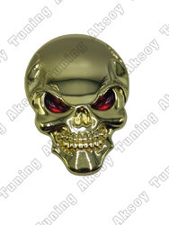 Kuru Kafa Bagaj Logosu Altın Sarısı 5×3.5 Cm