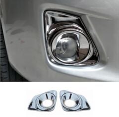 Toyota Corolla 2010-2012 Uyumlu Yedek Parça Sis Farı Çerçevesi 2 Parça Krom