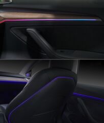 Tesla Model Y İçin Uyumlu Yedek Parça Ambians Aydınlatma Set