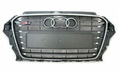 Audi A3 S3 2012-2016 Uyumlu Yedek Parça Panjur Gri