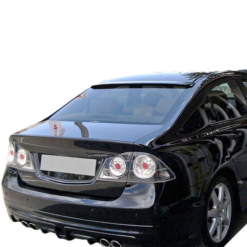 Honda Fd6 Uyumlu Yedek Parça 2006 - 2011 Cam Üstü Spoiler (Plastik)
