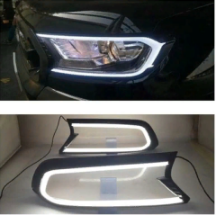 Ford Ranger T7 Uyumlu Yedek Parça   Ledli Far Kaplama