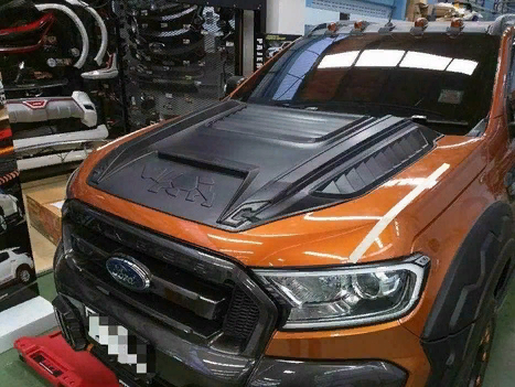 Ford Ranger Uyumlu Yedek Parça   2012+ Kaput Üst Koruma Genıs Model