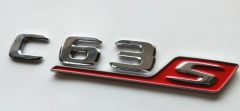 Mercedes C63S Uyumlu Yedek Parça Krom Bagaj Logosu