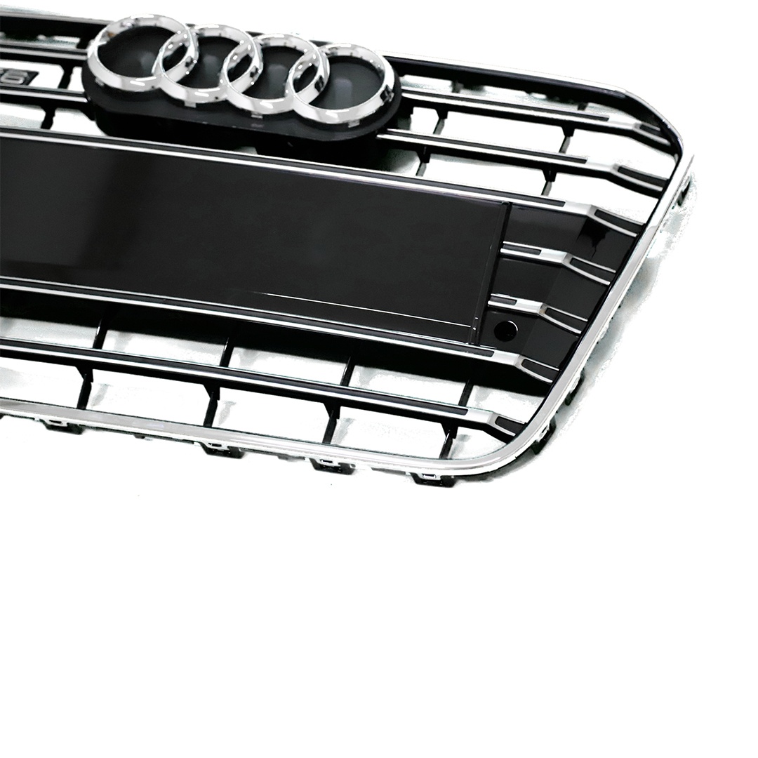 Audi A6 S6 2012-2014 Kromlu Siyah Panjur