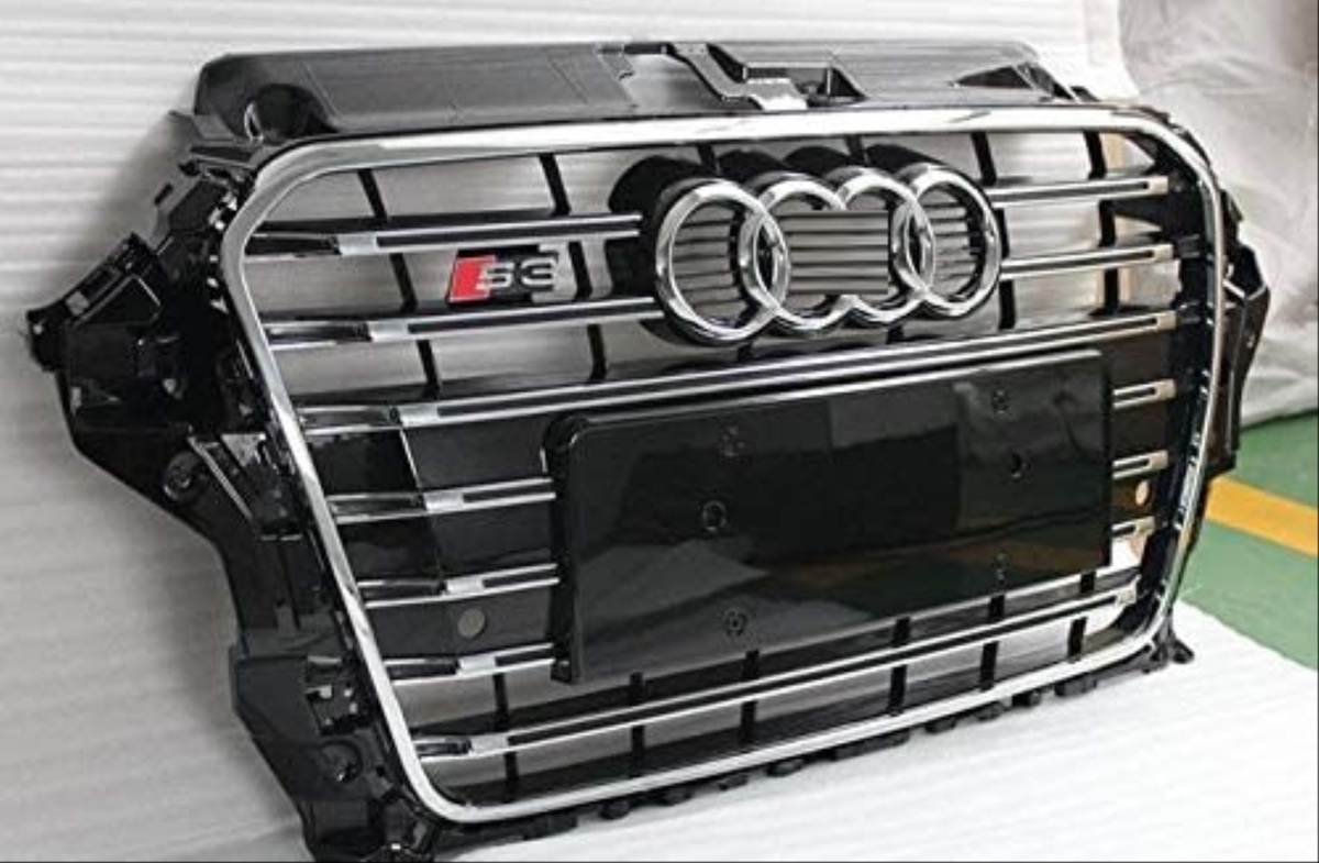 Audi A3 S3 2013-2016 İçin Uyumlu Panjur Siyah