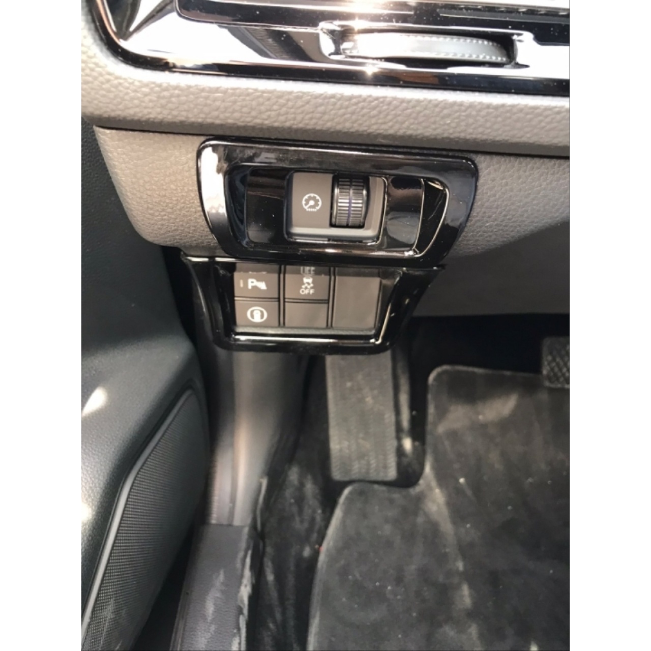 Honda Cıvıc FE1 2022 Için Uyumlu Kontrol Panel Kaplama Seti- Pıano Black
