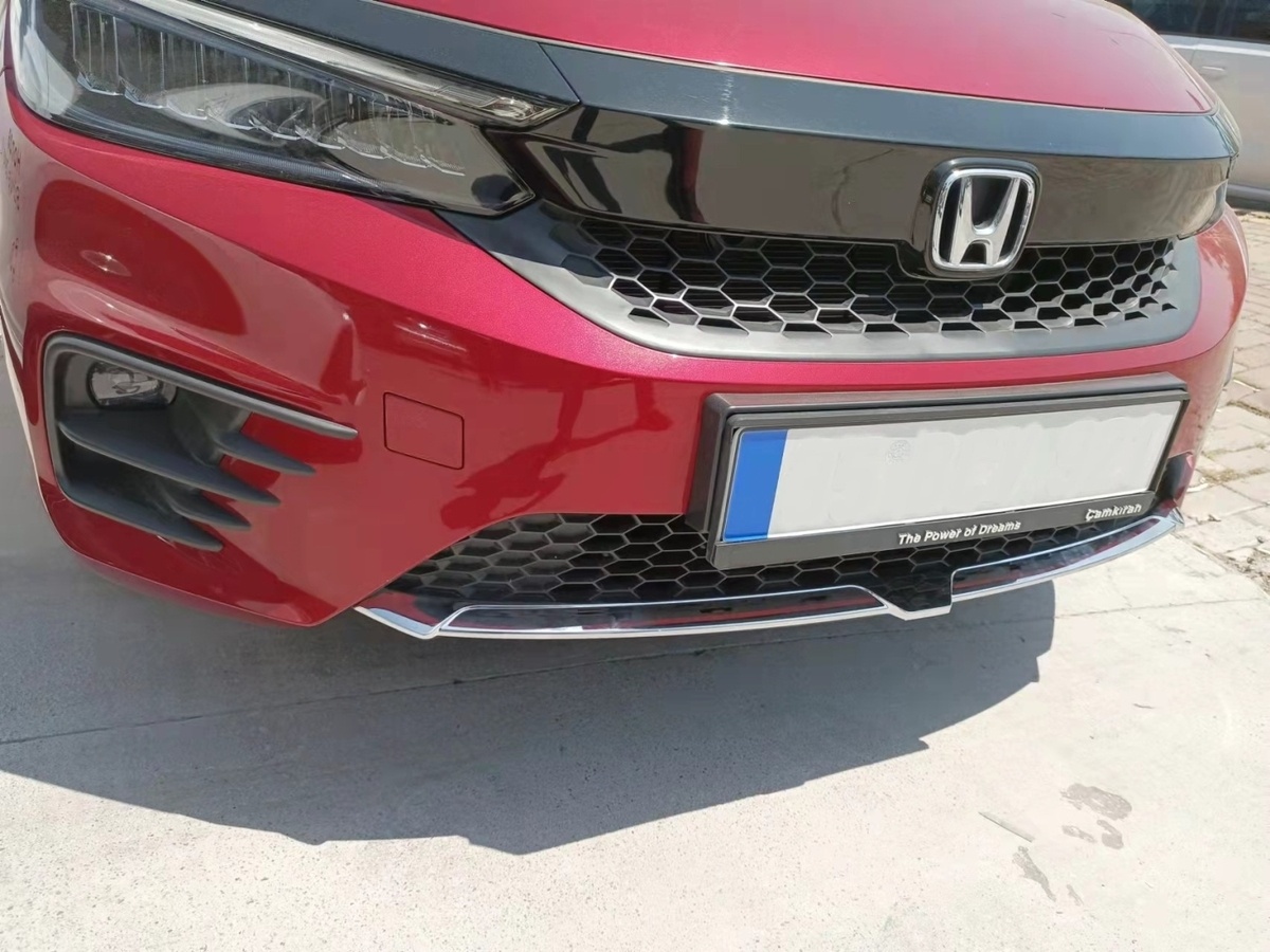 Honda Cıty 2020+ Için Uyumlu Ön Tampon Alt Çıtası - Krom